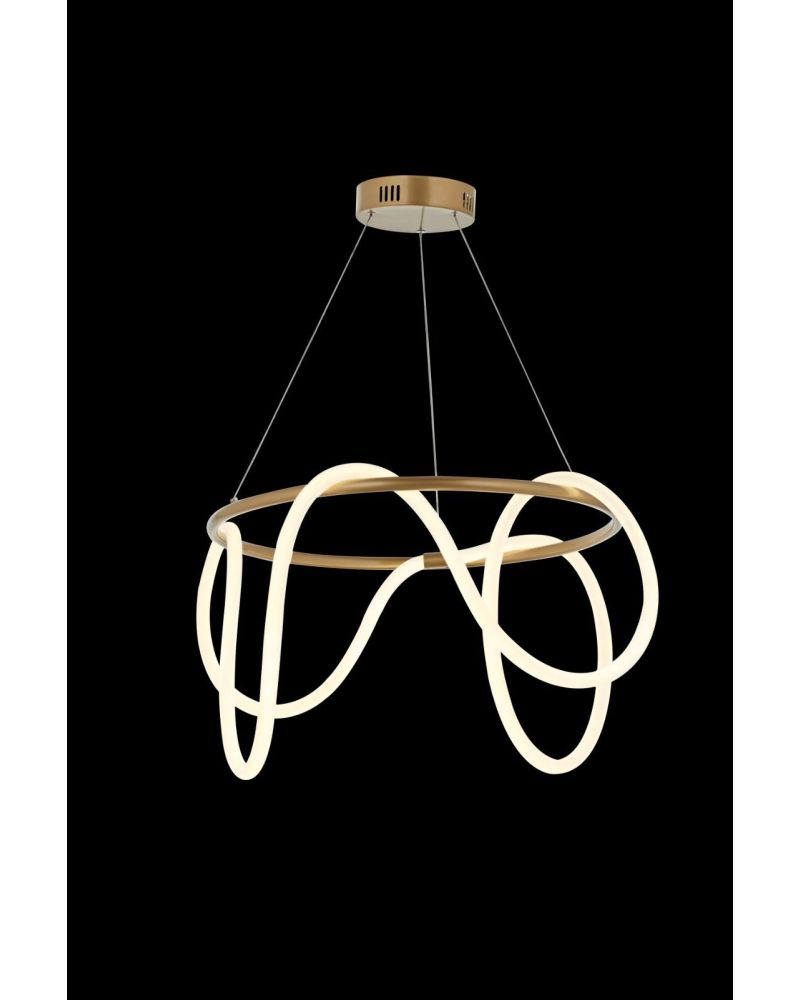 Ø60CM SLİME SİLİKON LED AVİZE SARKIT ML86023