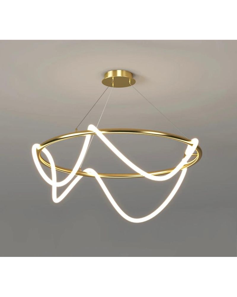 Ø60CM SLİME SİLİKON LED AVİZE SARKIT ML86023