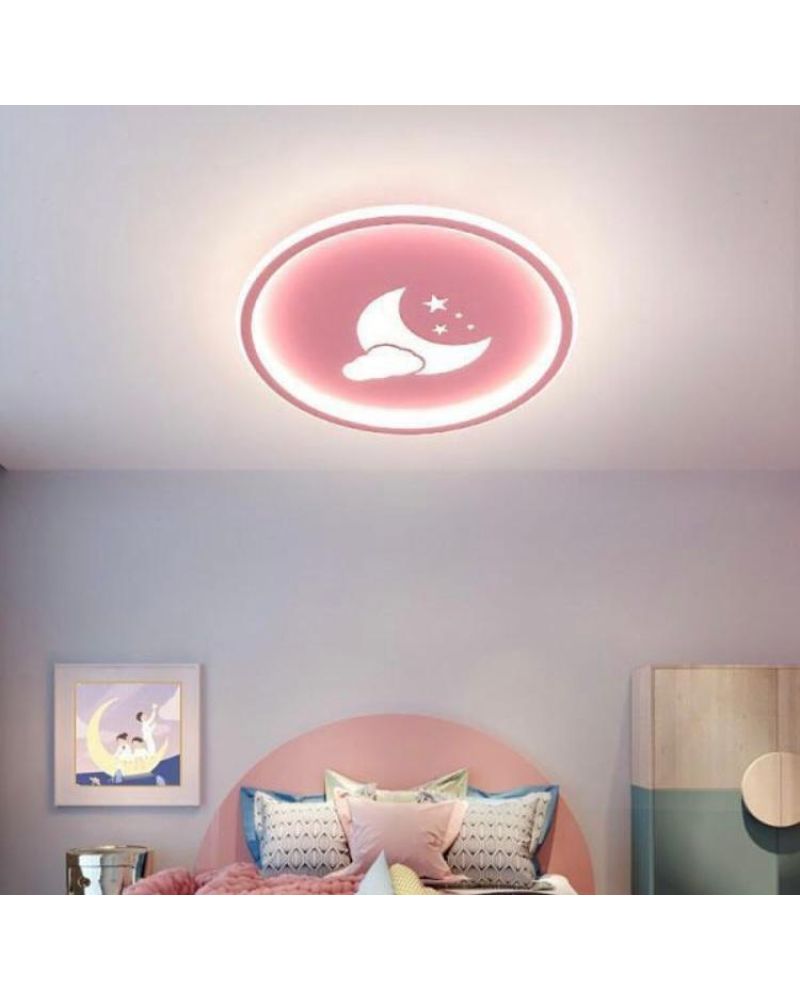 Ø40CM BULUTLU İÇE VE DIŞA IŞIK LED AVİZE PLAFONYER ML54104B