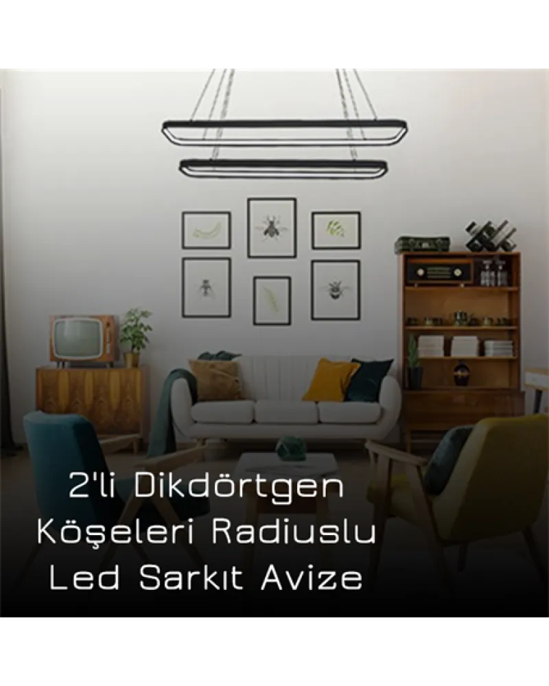 110*25CM EKO LED AVİZE SARKIT ML30024