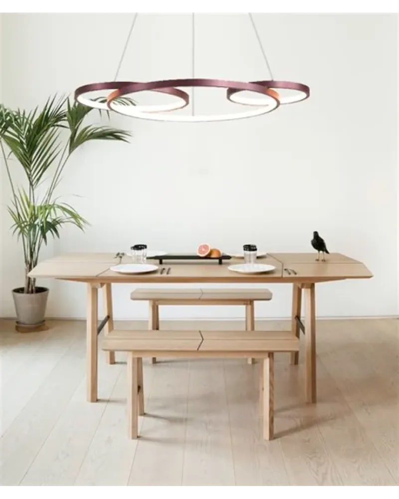 Ø65-50-35CM KÜME LED AVİZE SARKIT ML30062