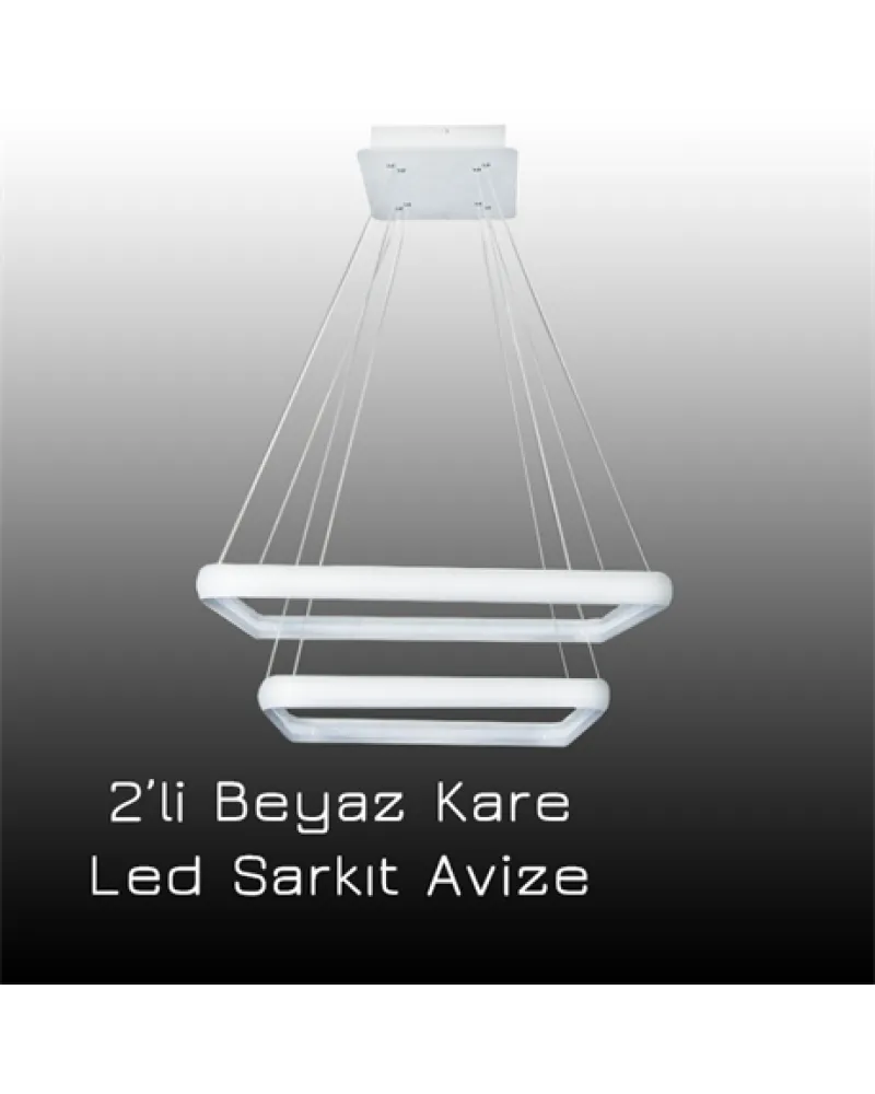 60*60CM BALIKSIRTI LED AVİZE SARKIT ML30013