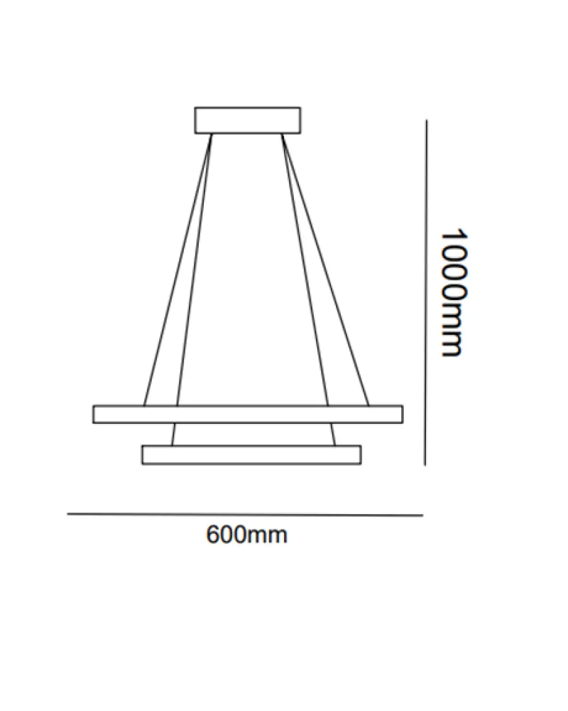 60*60CM BALIKSIRTI LED AVİZE SARKIT ML30013