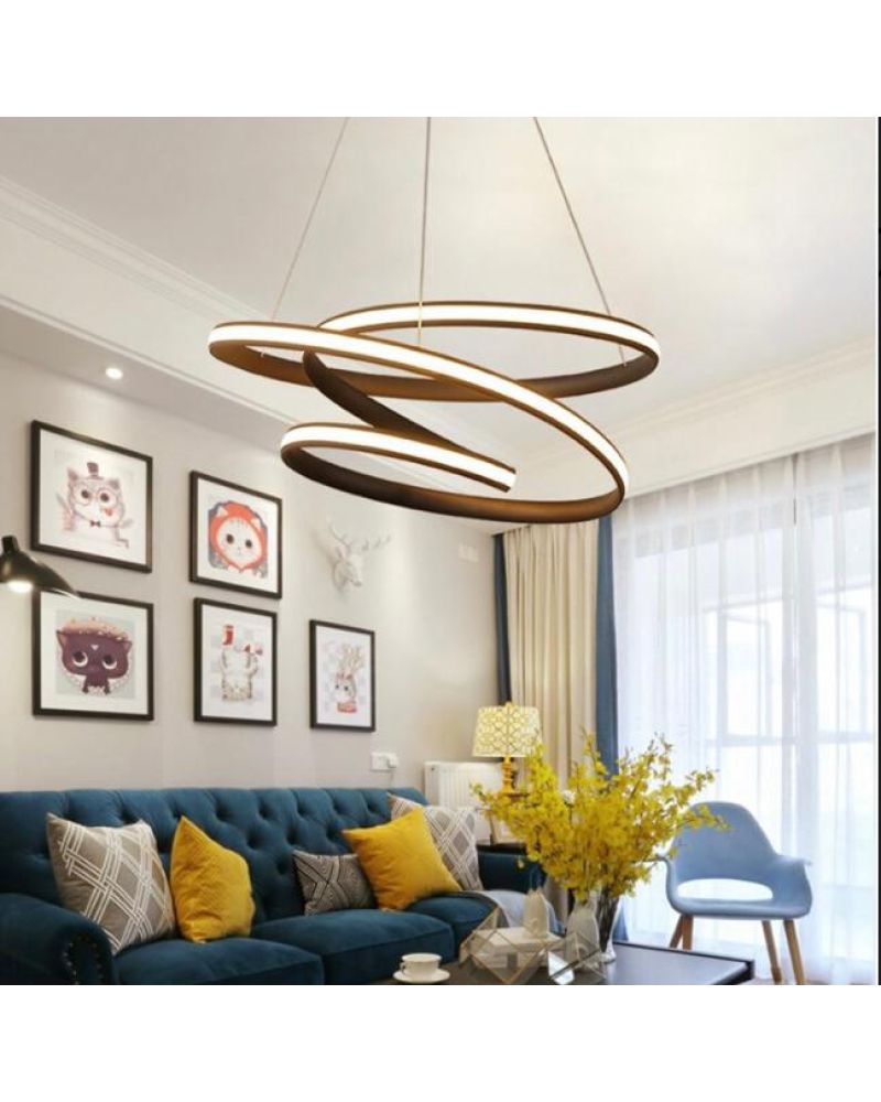 Ø60CM ÇİFT SALTO LED AVİZE SARKIT ML36501
