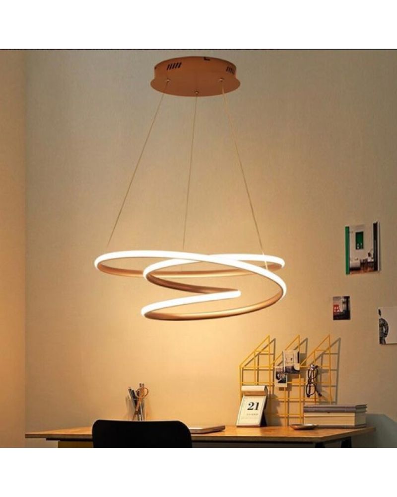 Ø60CM ÇİFT SALTO LED AVİZE SARKIT ML36501