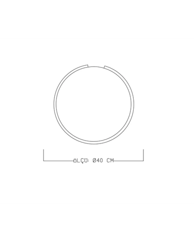 Ø35CM C LED AVİZE PLAFONYER ML31031
