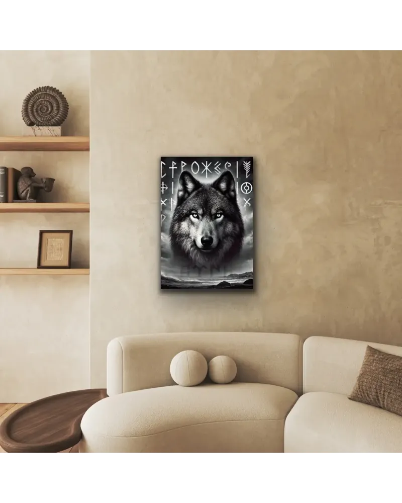 Asil Kurt Temalı Kanvas Tablo 70x100cm
