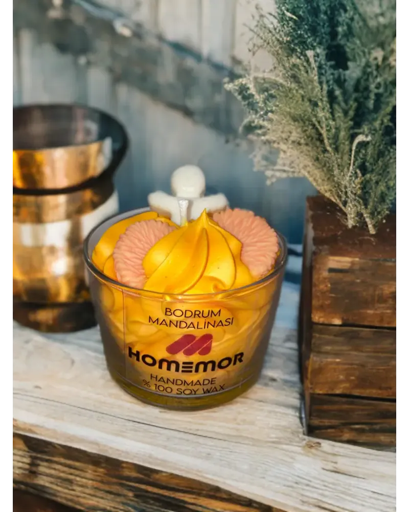 Bodrum Mandalinası Soya Wax Mum 200cc