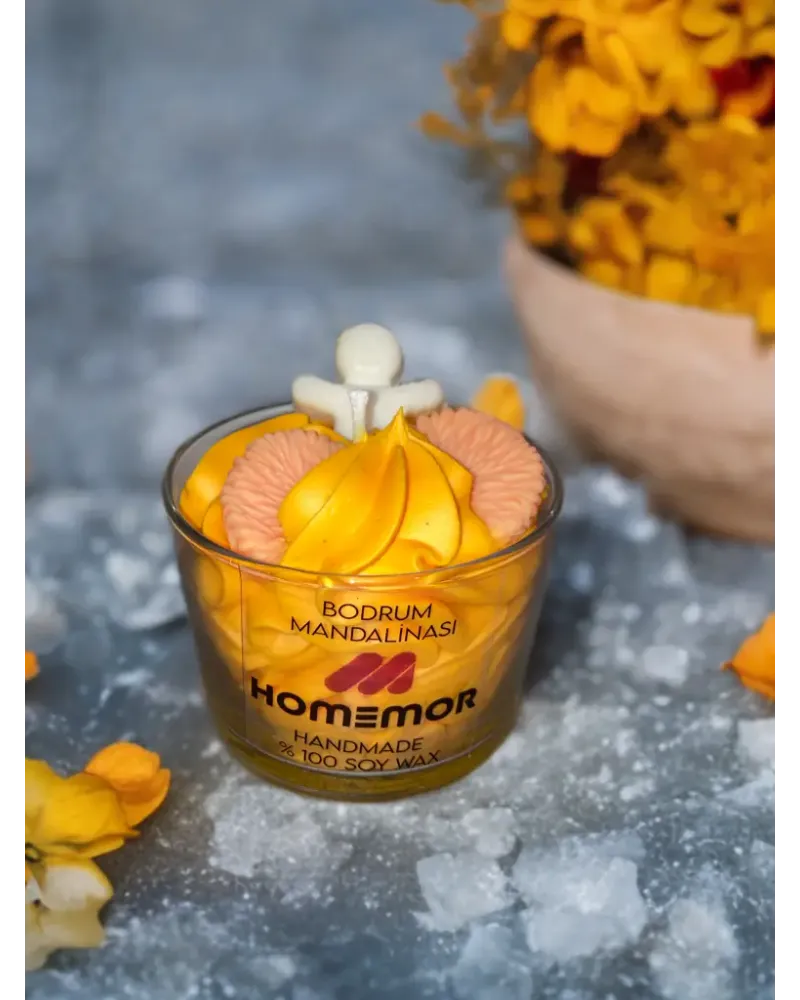 Bodrum Mandalinası Soya Wax Mum 200cc