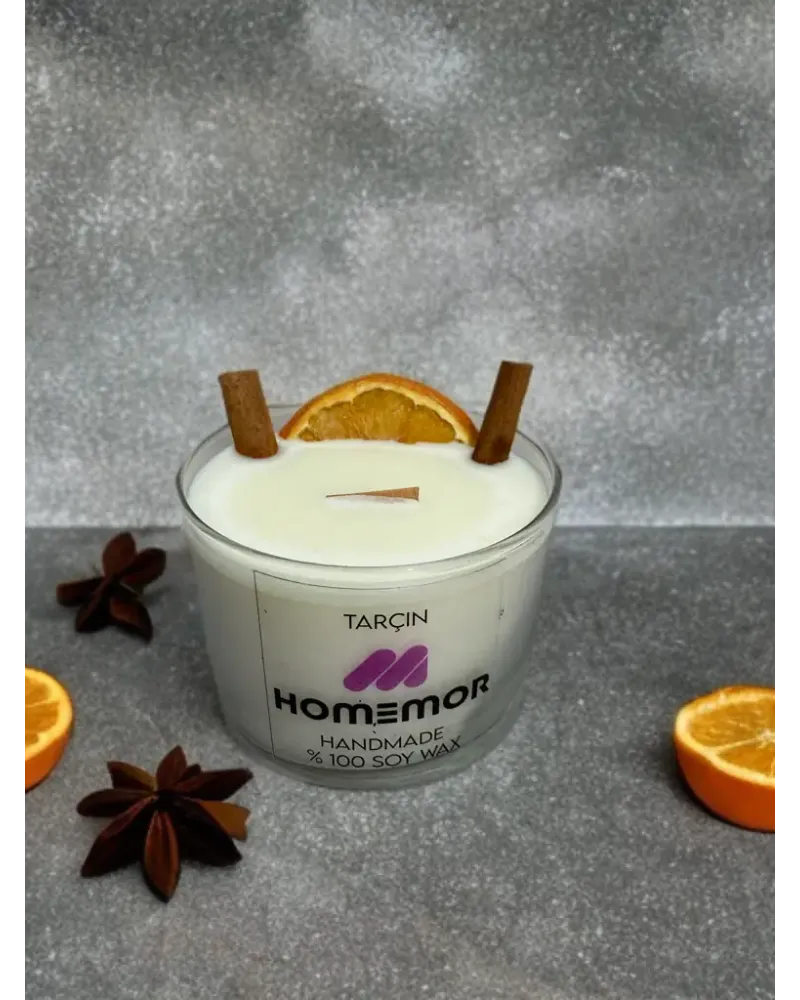 Tarçın Kokulu Soya Wax Mum 200cc