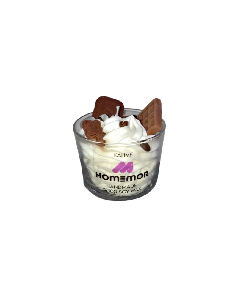Kahveli Soya Wax Mum 200cc