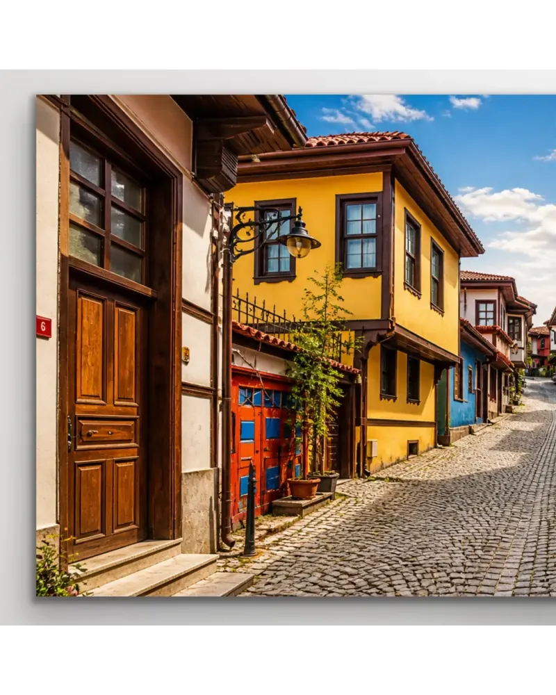 Eskişehir Odun Pazarı Temalı Kanvas Tablo