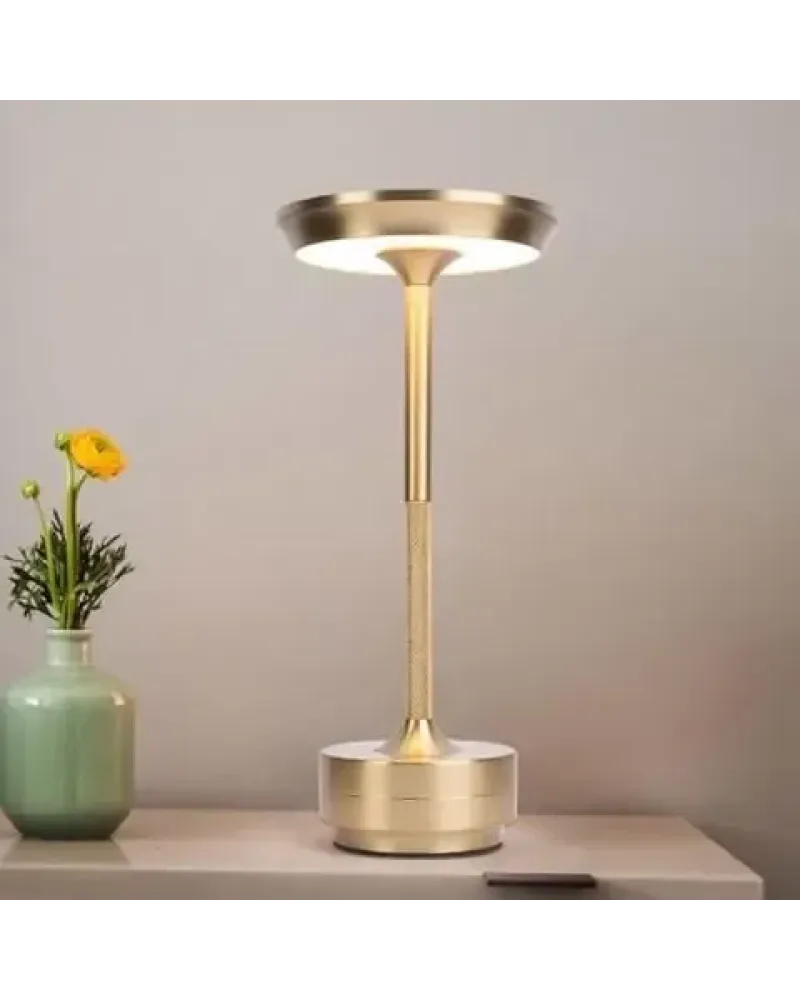 Gold Şarjlı Masa Lambası