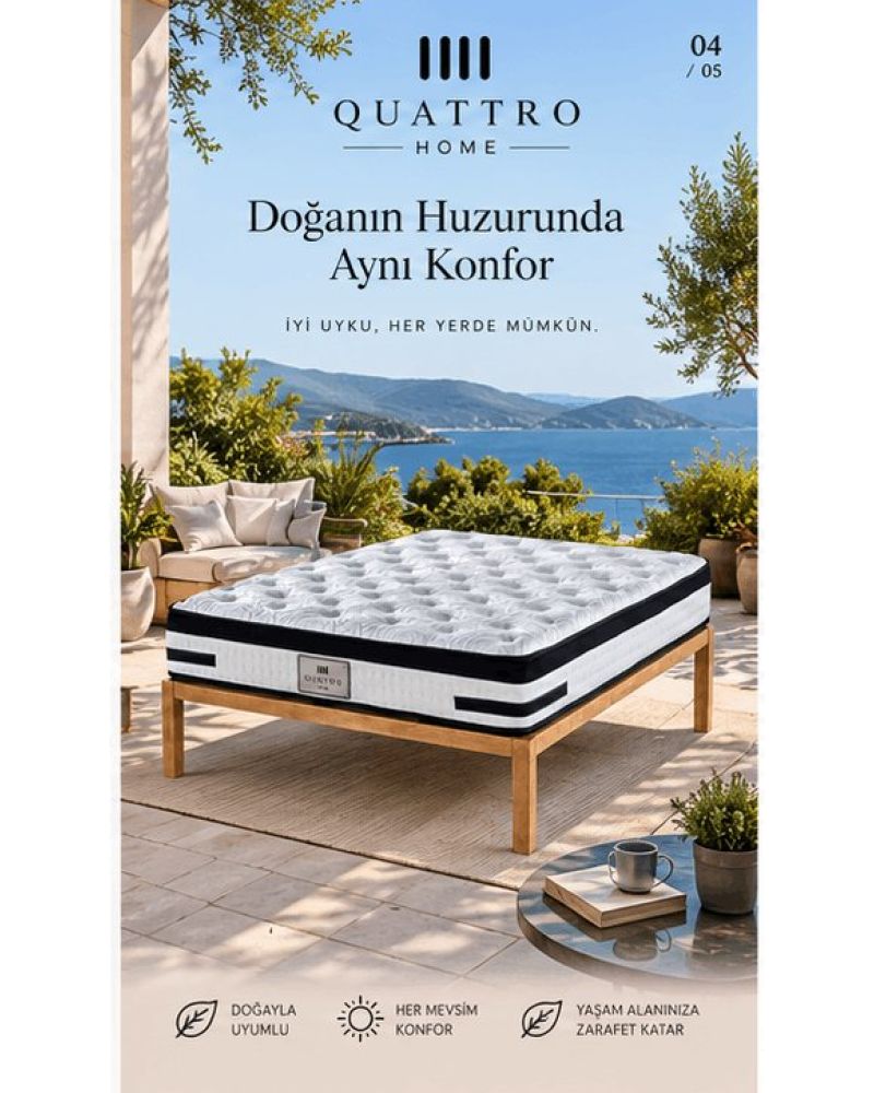 Paket Yaylı Ortopedik Çift Taraflı Yatak