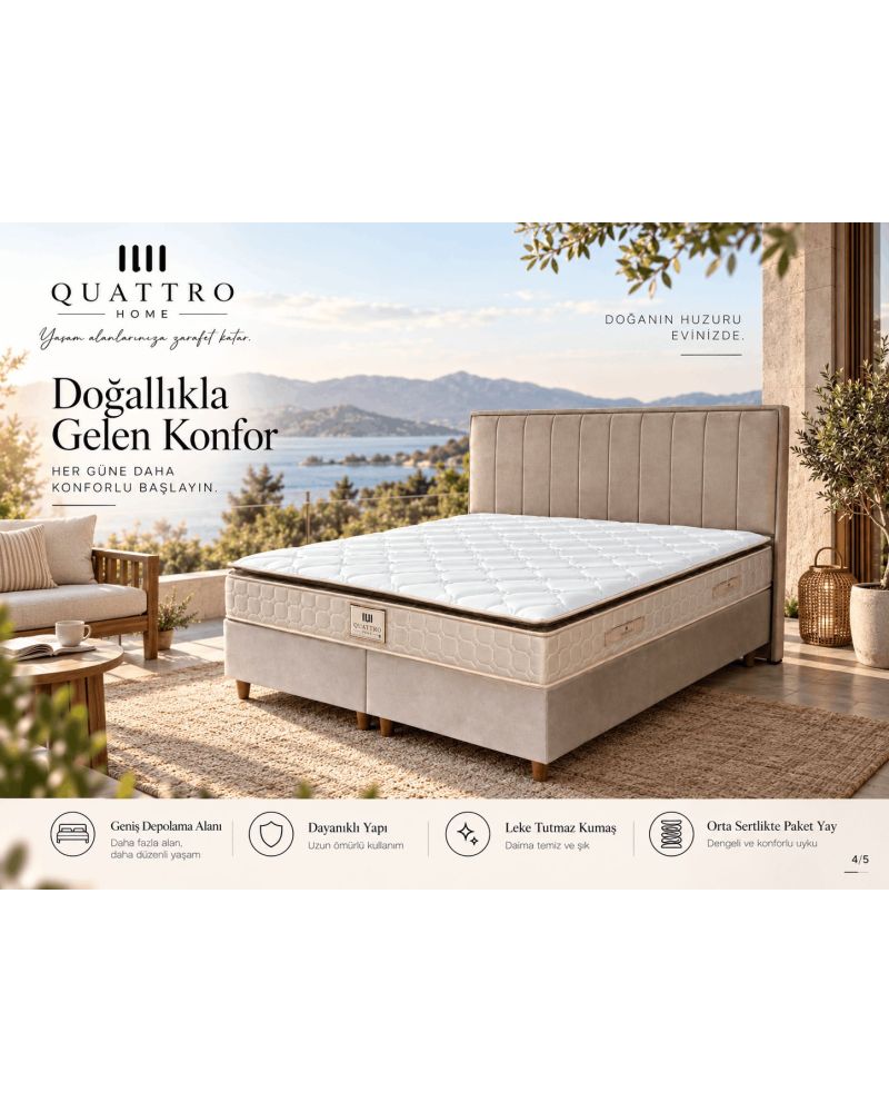 150-200  Baza Başlık ve Yatak Seti