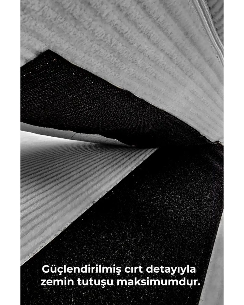 Gri Köşe Koltuk Takımı - 270x180 cm Modüler Tasarım