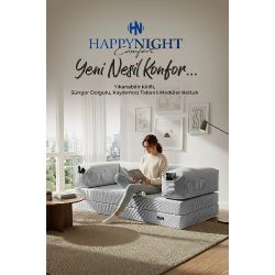 Gri Modüler Oyun ve Dinlenme Koltuğu - Yüksek Konforlu Sünger Dolgulu