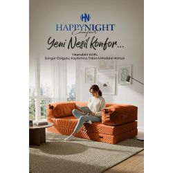 Kiremit Rengi Modüler Sünger Koltuk ve Oyun Koltuğu