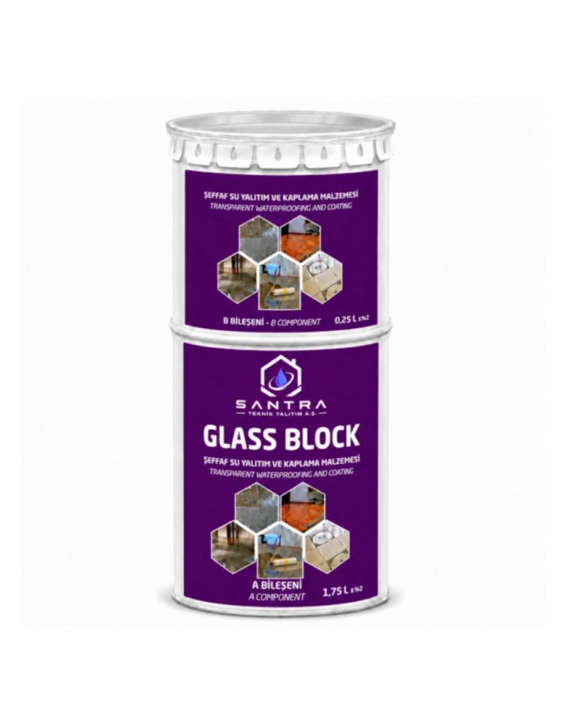 Glass Block Şeffaf Su Yalıtım ve Koruyucu Kaplama