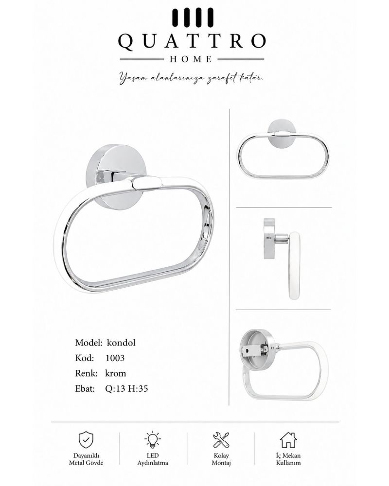 Kondol Modern LED Duvar Apliği