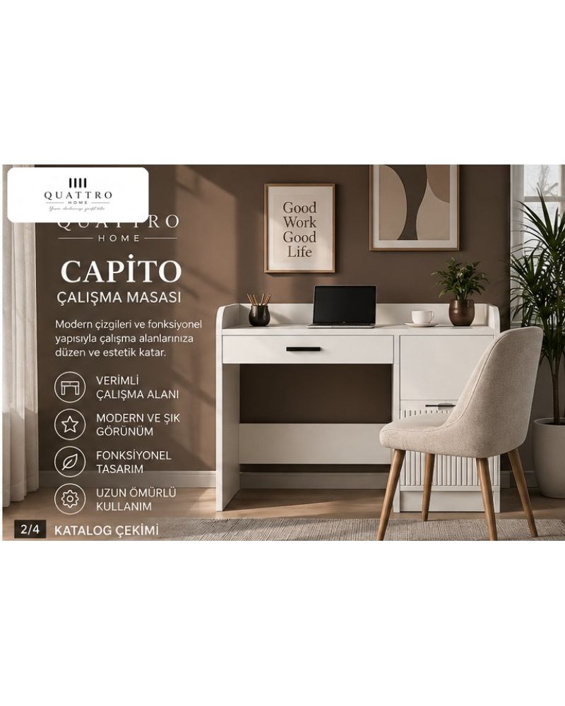 CAPITO ÇALIŞMA MASASI -% 100 MDF
