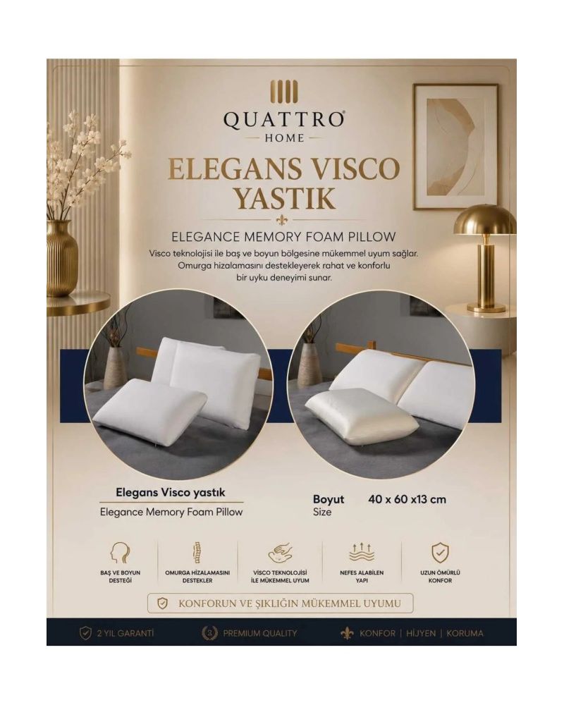 Elegans Visco Yastık 40 × 60 × 13 cm