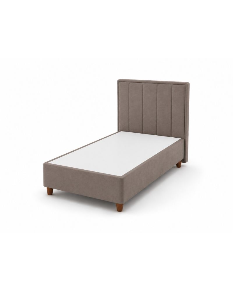 Bemura Tekli Premium Yatak Seti Ortopedik Pocket Yaylı Sandıklı Baza Başlık Takımı 30 cm