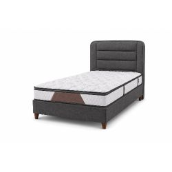 Veroke Premium Yatak Seti Ortopedik Pocket Yaylı Sandıklı Baza Başlık Takımı 30 cm