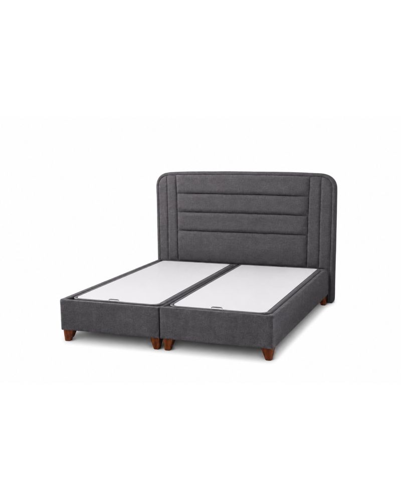 Veroke Premium Çift Kişilik Yatak Seti Ortopedik Pocket Yaylı Sandıklı Baza Başlık Takımı