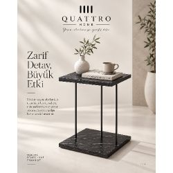 Siyah Tekerlekli Laptop ve Servis Sehpası