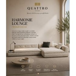 Quattro Home Harmonie Lounge Krem Modüler Köşe Koltuk