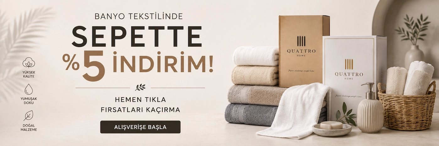 Banyo Tekstil Kategorisinde Fırsat!