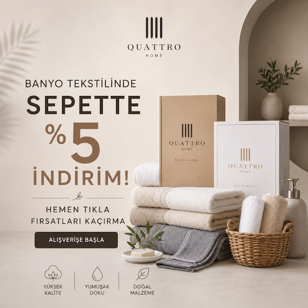Banyo Tekstil Kategorisinde Fırsat!